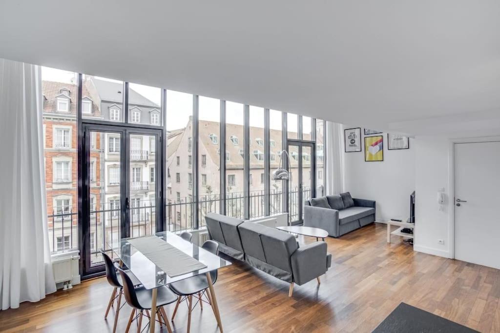 스트라스부르 Le Loft Des Lumieres - Superbe Loft Lumineux Au Coeur De La Krutenau 아파트 외부 사진